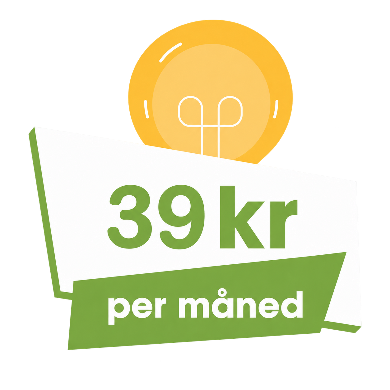 39 kr per måned